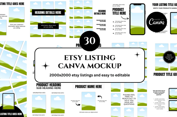 30 Etsy Canva Mockups: A Practical Guide to Choosing the Right Product Presentation Templates