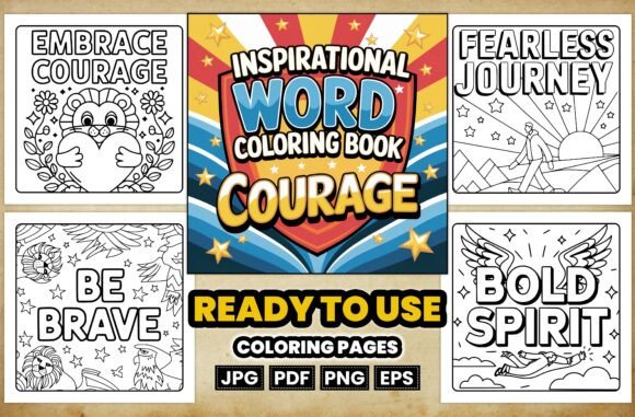Finding Your Bold: The Quiet Power of a Courage Inspirational Word Coloring Book