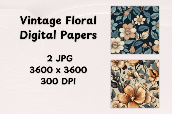 Free Vintage Floral Digital Papers: A Practical Resource for Creative Projects