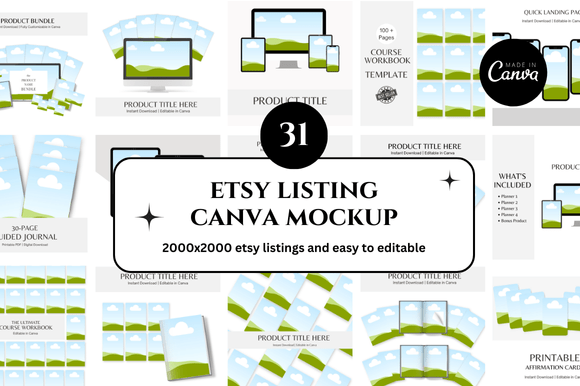 How a 31-Day Etsy Canva Mockup Collection Can Transform Your Creative Workflow