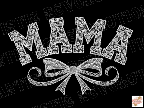Lace Mama Coquette PNG Bundle: Elegant Mama PNG Designs for Creators