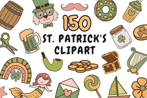 St. Patrick’s Clipart Bundle: Creative Designs for Every Project