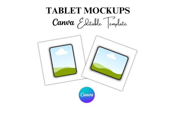 Tablet Frame Mockup in Canva
