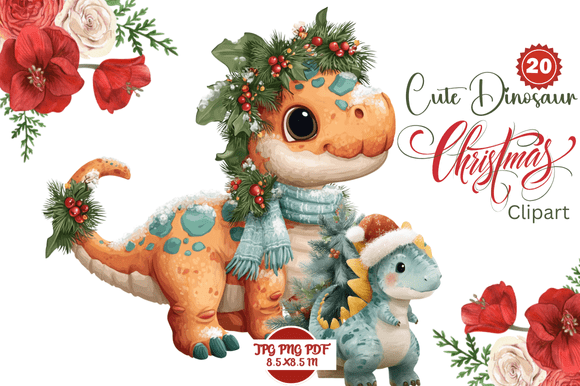 The Complete Guide to Cute Dinosaur Christmas Clipart: Festive Prehistoric Fun for Every Occasion