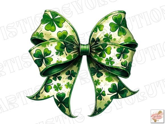 The Retro Coquette Bow St. Patrick’s Day PNG: A Design Asset for Modern Branding
