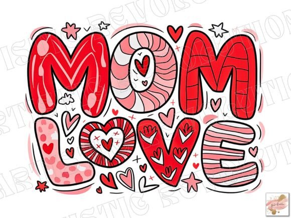 Valentine Mom Png Love Png Heart PNG for Creators